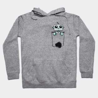 Pocket-Bot (with oil stain) Hoodie